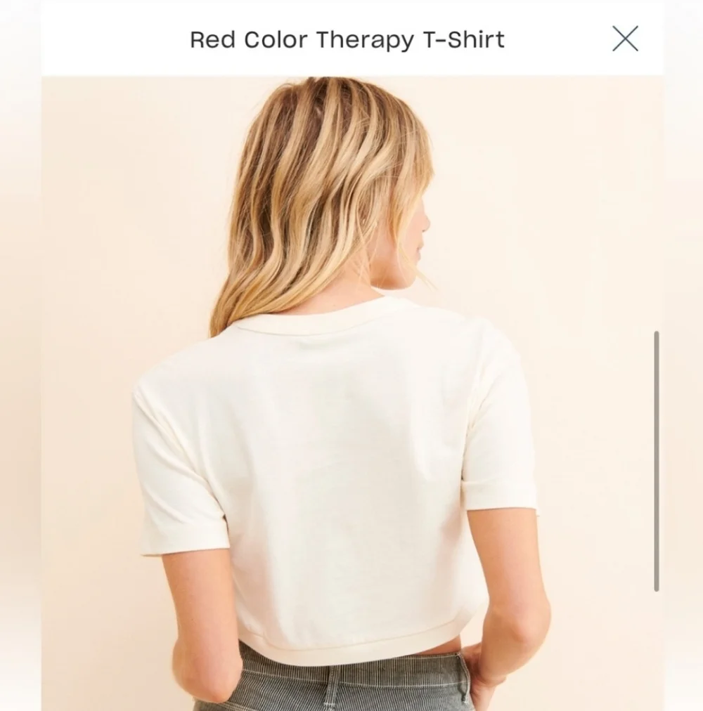 Farm Rio Color Therapy Shirt Red - Picture 2 of 3